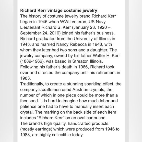 Richard Kerr vintage Starfish Aurora Borealis crystals clip on earrings - Picture 9 of 9
